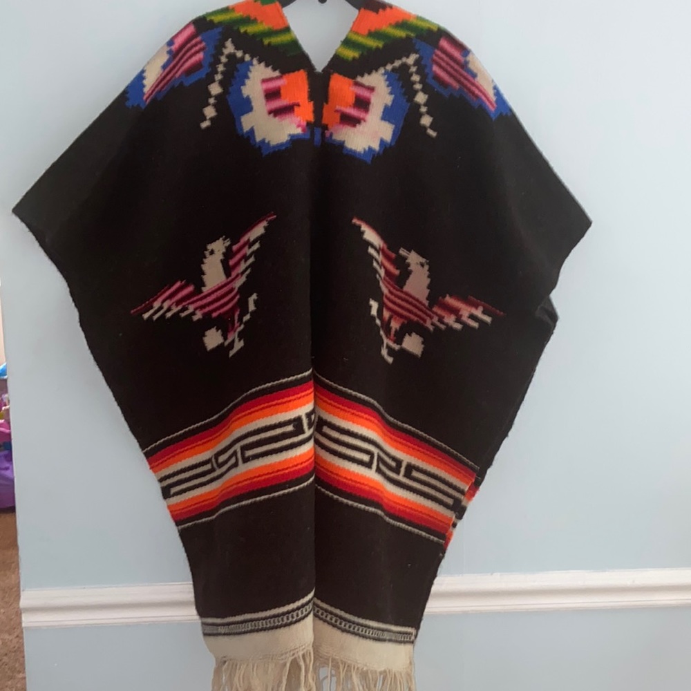 Poncho , Southwestern ,Cowboy ,Ethnic ,Winter